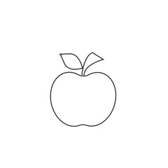 Apple vector icon