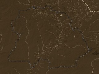 Copperbelt, Zambia. Sepia. No legend