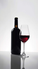 Red Wine, Generative AI, Illustration