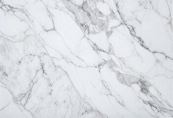 Naklejka na ściany i meble White marble texture and background. AI generated