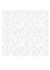 Hypothalamus seamless pattern fine line design  