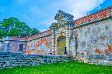 The gate to Pidhirtsi Castle, Ukraine