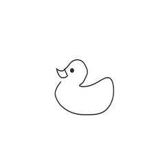 Duck vector icon