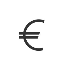 Euro vector icon