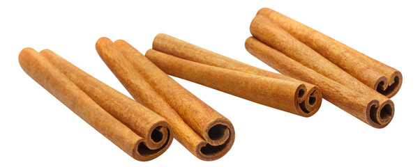 Cinnamon sticks cut out