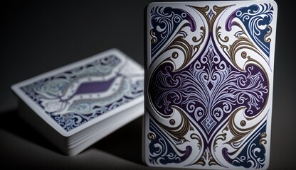 deck of cards in luxury style