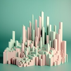 Abstract Visualisation of City at the graph
