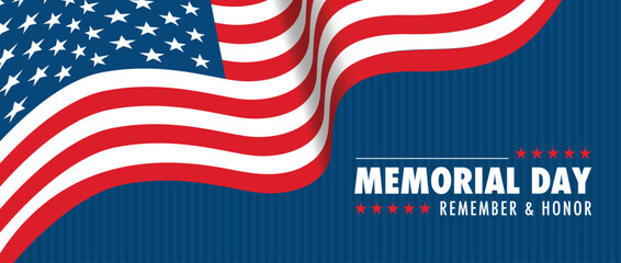 Memorial Day - Remember and honor flag,Memorial Day Background Design. Honoring All Who Served.