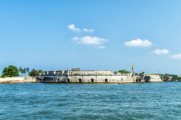 The historic Bocachica fort near Cartagena, Colombia