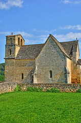 Fototapeta na wymiar France, Vezac church in Dordogne