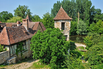 Fototapeta na wymiar France, picturesque village of Carennac in Lot
