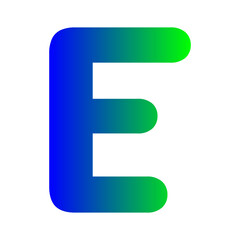alphabet e icon