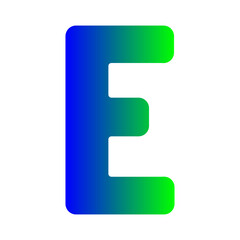alphabet e icon