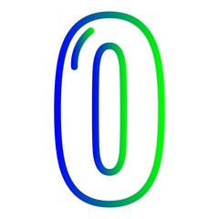 alphabet o icon