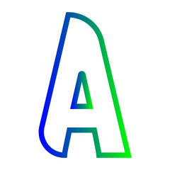 alphabet a icon