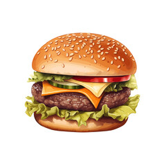 burger icon  - obrazy, fototapety, plakaty