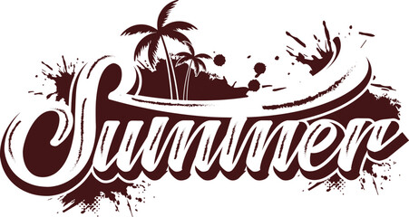 Summer Vector T-shirt Design 