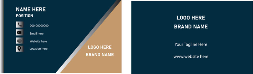 Creative business card,New shape business card,Modern business card,Geometric business card,Vector design business card.