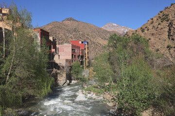 Beautiful Ourika Valley in Morocco