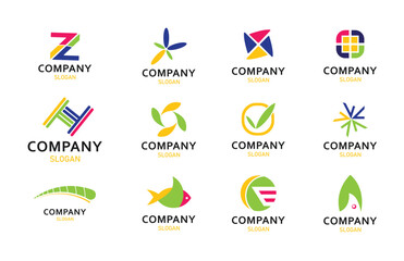 set of logo vector arts