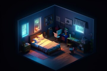 Isometric room