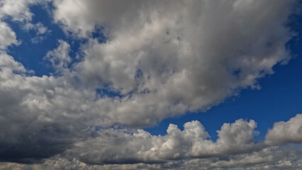 big white cumulus nice sky bg - photo of nature