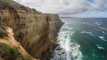 Obraz premium The Coastal Cliffs