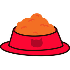 Red Pet Bowl