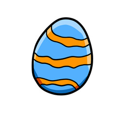 Stylized Cartoon Easter Egg
