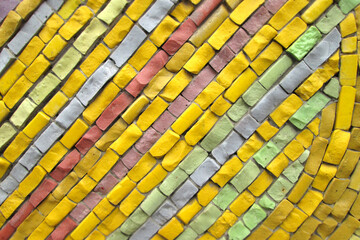 Beautiful mosaic laying of stones.