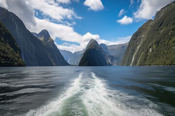  The New Zealand fjords in Sound , generative artificial intelligence
