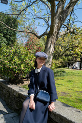 A girl in the garden