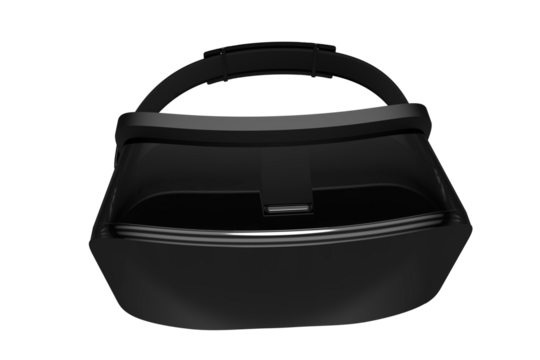 Black virtual reality simulator 