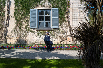 A girl in the garden