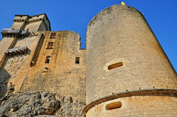 Fototapeta na wymiar France, picturesque castle of Castelnaud in Dordogne