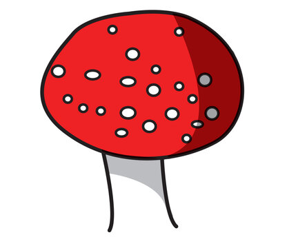 Mario Fungi  Mushroom Red Vector 