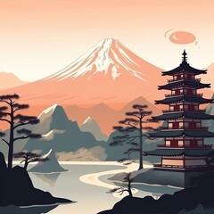 Japan Style Wallpaper Background	
