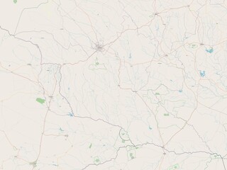 Matabeleland South, Zimbabwe. OSM. No legend