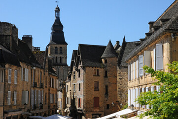 Fototapeta na wymiar Perigord, the picturesque city of Sarlat la Caneda in Dordogne