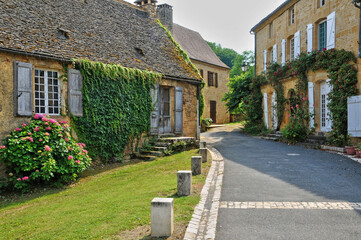 France, picturesque village of Saint Genies in Dordogne