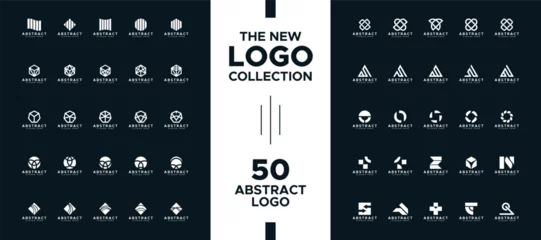 Tuinposter Abstract new logo collection © MoFo_Design