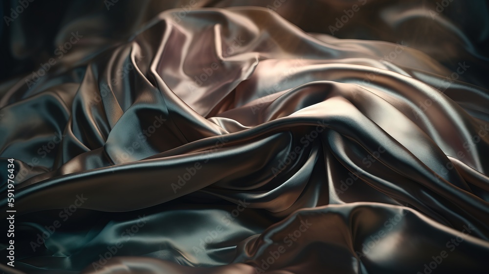 Poster a close up of a cloth with a blurry image of the fabric in the background and a blurry image of the 