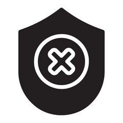 no protection glyph icon