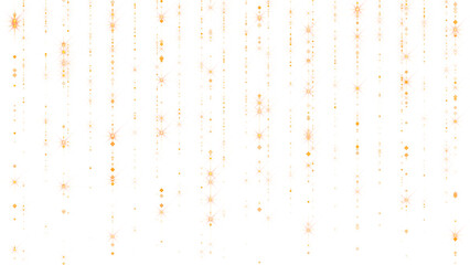 png golden shiny and glittering particles on transparent background, abstract luxury  wallpaper, event and concert wall design element