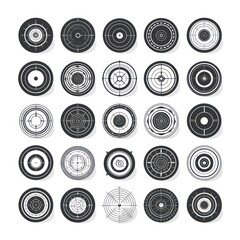 Target destination Icon Set