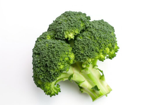 Broccoli, broccoli, white background, isolated, generative ai, Fresh tasty vegetables, Fresh ingredients, cooking ingredients
