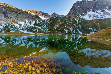 Gaisalpsee - Oberstdorf - Rubihorn - Frühling - Alpen - Bergsee 