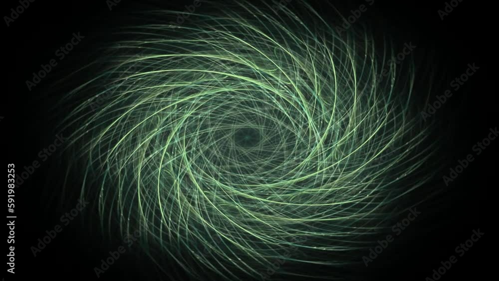 Poster abstract fractal color background with crossing circles and oval. motion illustration.