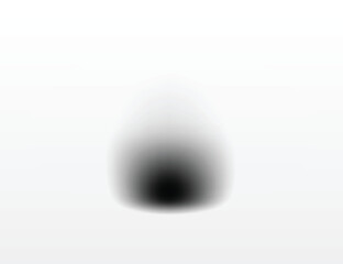 Shadow effect. Realistic blurred edges shadow of isolated template. Oval drop shadow for any vector objects