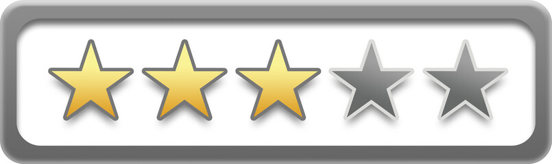 Three star rating